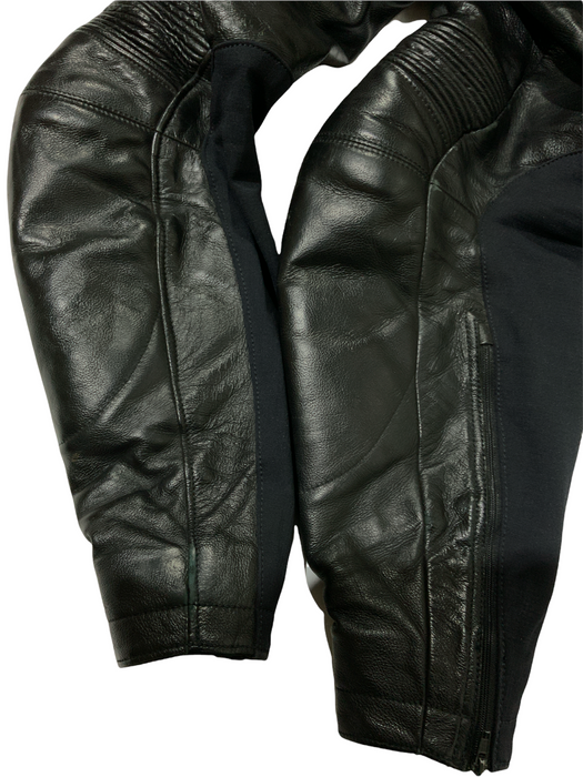 BKS Leather Trouser Black From Two Piece Waist 38" BKSTRS04B Grade B