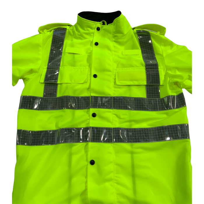 Hi Viz Vis Lightweight Reflective Traffic Overcoat Walking Recovery LW11AN