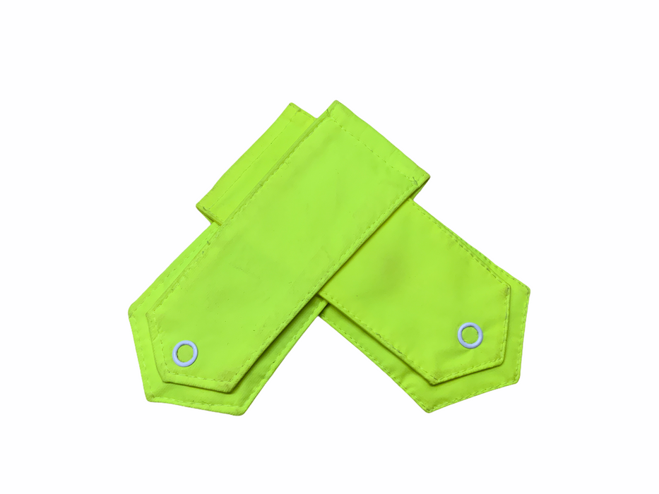 Hivis Yellow Waterproof Ventflex Flexothane Epaulettes