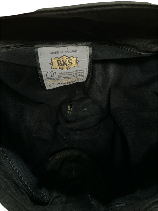 BKS Leather Motorbike Trouser Black From Two Piece Waist 38” BKSTRS12 Grade B