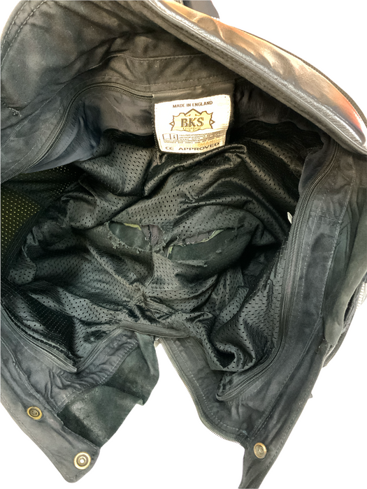 BKS Leather Motorbike Trouser Black From Two Piece Waist 36” BKSTRS10B Grade B