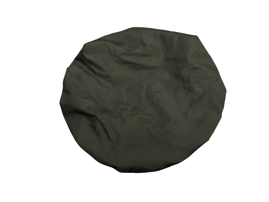 Black PU Coated Nylon Waterproof Cover for Peak Caps Police Security Prison