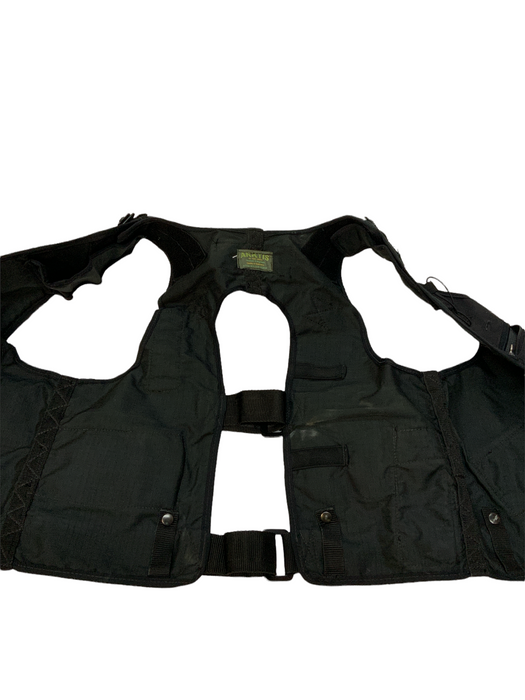 Arktis Black Tac Vest SAS Combat Security Paint-balling 40”-46” Chest OBTV38