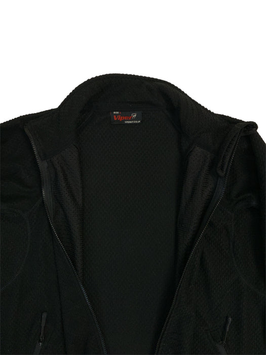 Viper Black Tactical Fleece Jacket Military Security Hiking Large OF30