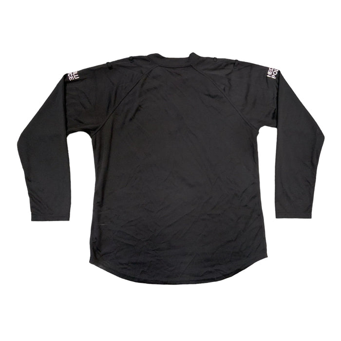 Unisex Black Heddlu Police Branded Breathable Long Sleeve Wicking Top WKS44A