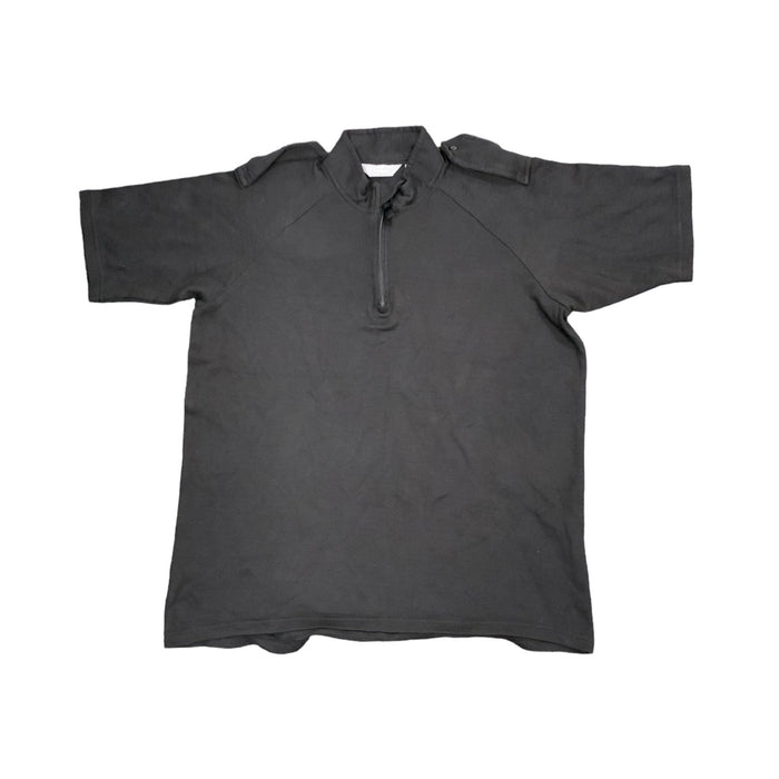 Male Black TShirt Epaulettes Security Dog Handler WKS33A