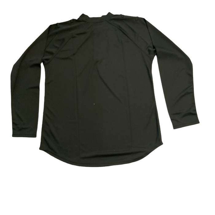 Black Wicking Shirt - Long Sleeves with  Epaulette Loops - Male
