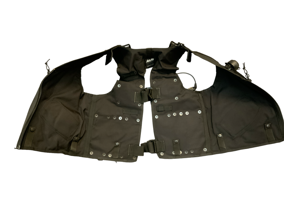 Arktis Black Tac Vest SAS Combat Security Paint-balling 42”-46” Chest OBTV53