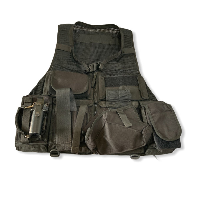 ARV MK2 Black Tactical Load System Tac Vest Security Dog Handler OBTV21