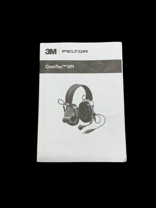 3M Peltor ComTac XPI Manual COMTACXPIMANUAL
