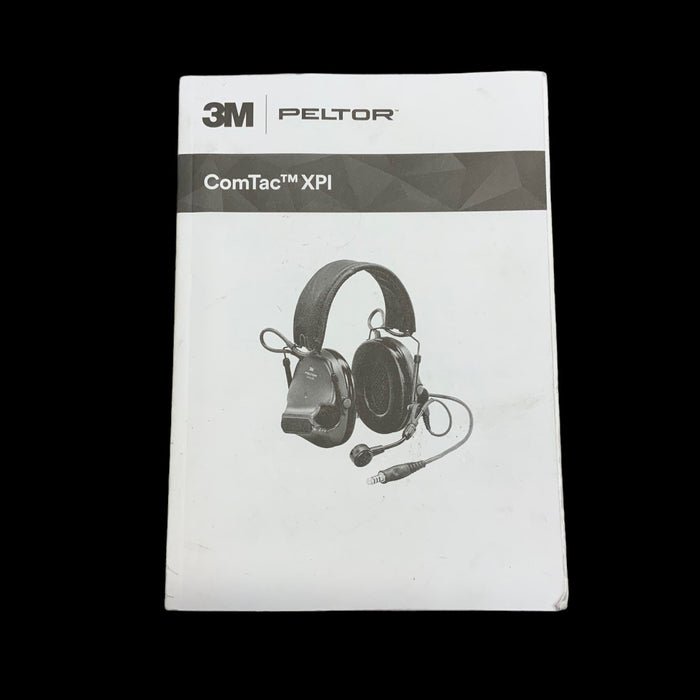 3M Peltor ComTac XPI Manual COMTACXPIMANUAL