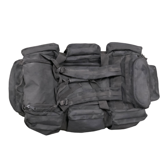Black Tactical Durable Nylon Short Handled Kit Bag Large Rucksack KB03A