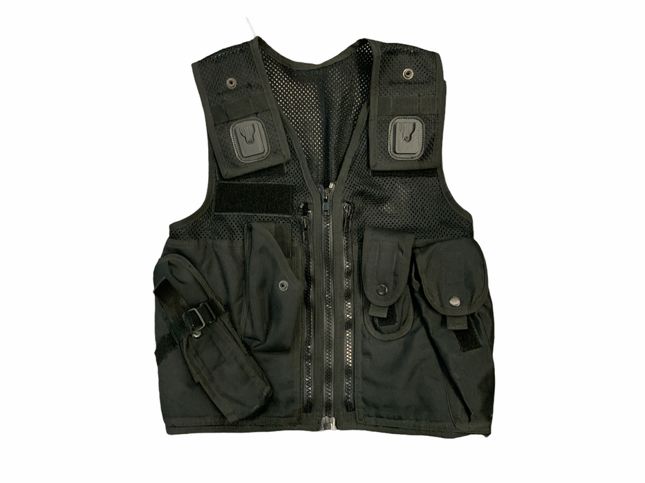 Black Tactical Load System Tac Vest Security Dog Handler Marshal BV19B Grade B