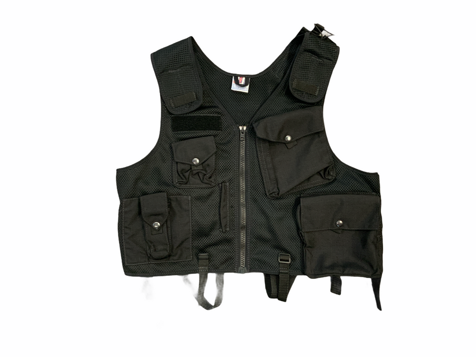 Black Tactical Load System Tac Vest Security Dog Handler Marshal BV25A Grade A