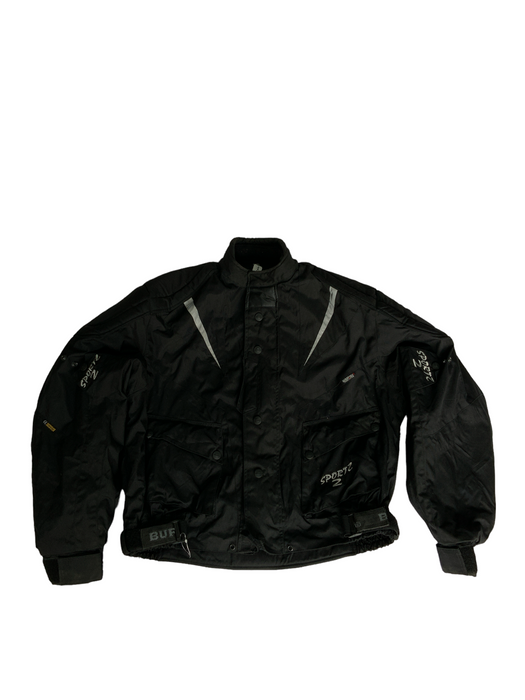 Buffalo Sportz 2 Textile Jacket Thermomix Black Size Large GRADE A BUFFJKT02A