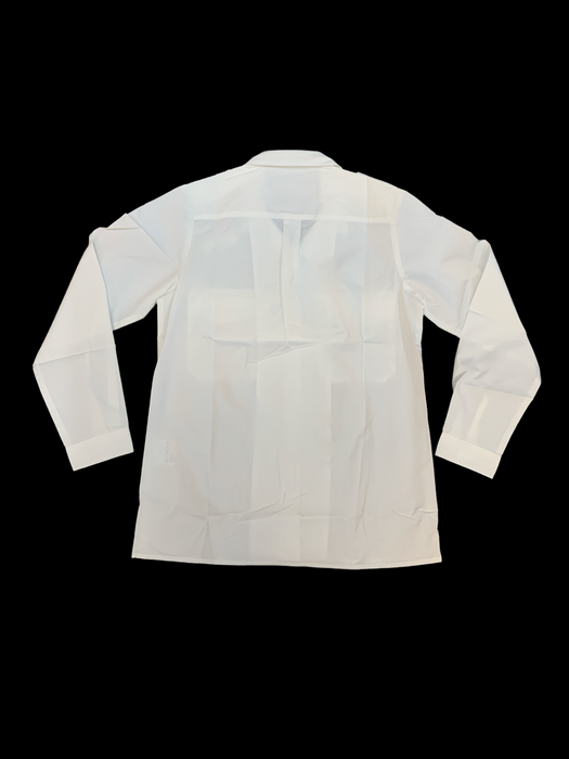 Womens Long Sleeve White Shirt Blouse with Epaulettes Opgear FSW10N