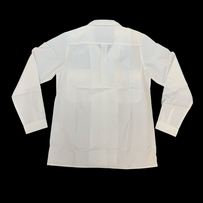 Womens Long Sleeve White Shirt Blouse with Epaulettes Opgear FSW10N