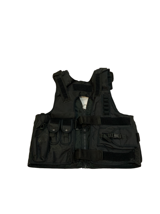 Arktis Black Tac Vest SAS Combat Security Paint-balling 40”-46” Chest OBTV38