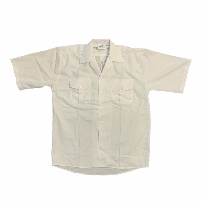 Images White Short Sleeve Genuine Fire Service Shirt - NEW - MSWF02
