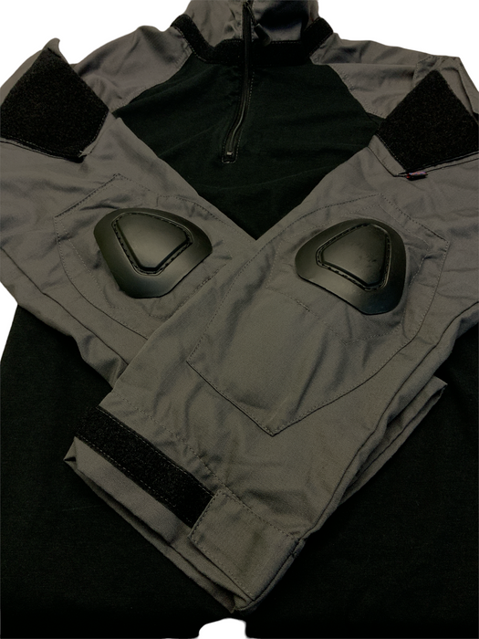 Rig GB Dynamic Tactical Black Grey Ripstop Long Sleeved Combat Shirt RIGS04AN