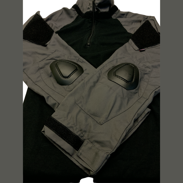 Rig GB Dynamic Tactical Black Grey Ripstop Long Sleeved Combat Shirt RIGS04AN