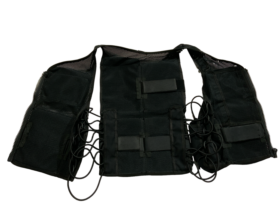 Black Tactical Load System Tac Vest Security Dog Handler Grade B OBTV50
