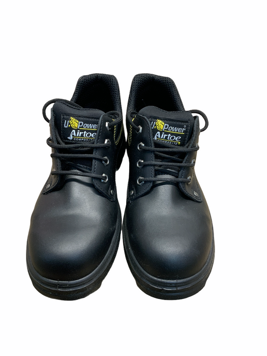 New UPower Mustang Safety Shoe Composite Toe Cap S3 SRC Black Leather