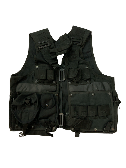 Arktis Black Tac Vest SAS Combat Security Paint-balling 44”-50” Chest OBTV28