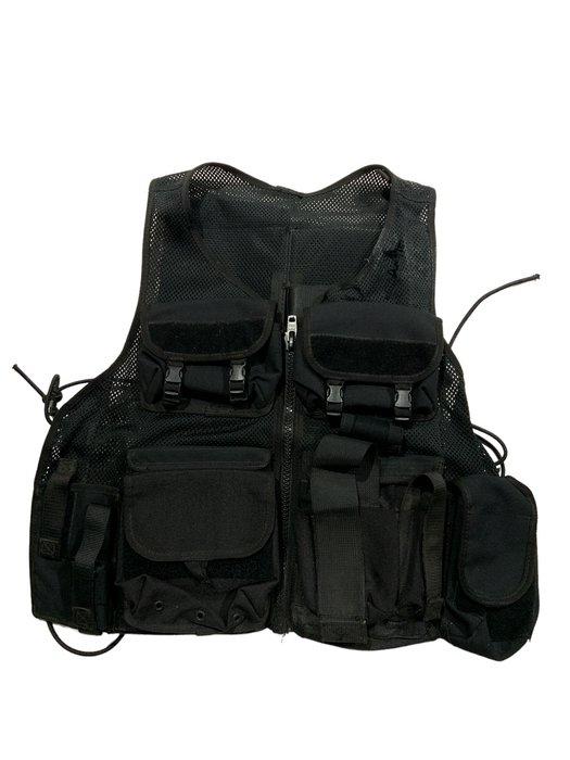 Black Tactical Load System Tac Vest Security Dog Handler Grade B OBTV50