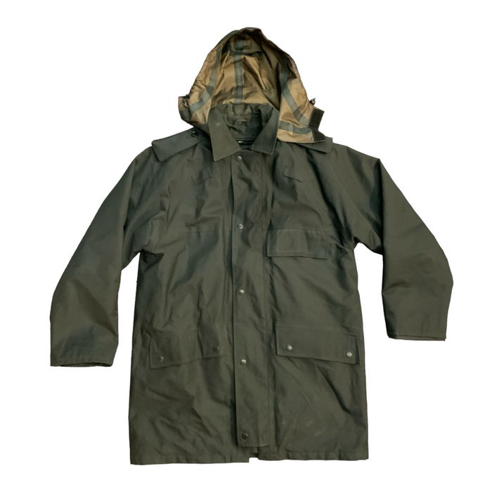 Goretex Waterproof Coat Jacket 3/4 Length Black Mens Security BGC03B