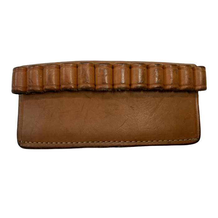 Safariland Leather Ammo Ammunition Holder Belt Loop Brown 12 rounds SFRAMO1