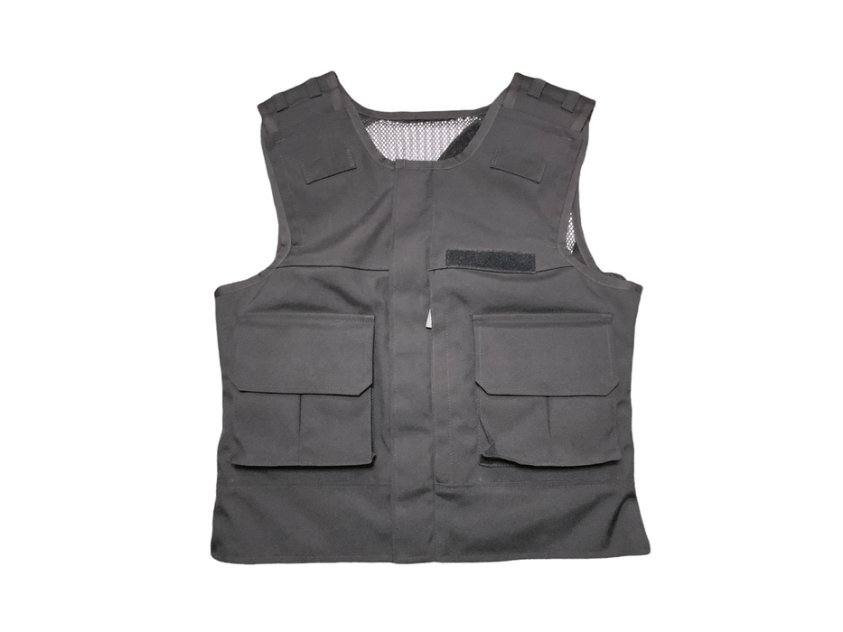 Black Overt Body Armour Cover Or Stab Vest Cover !COVER ONLY! M/XS OC85