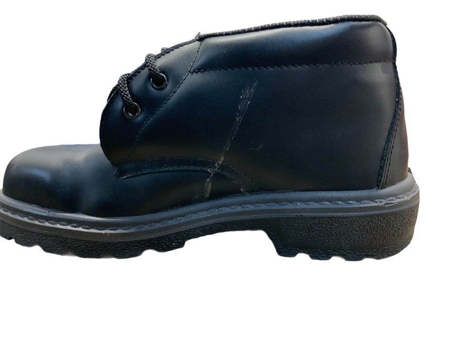 New (with defect) Totectors Black Leather Chukka Safety Boot  OB01