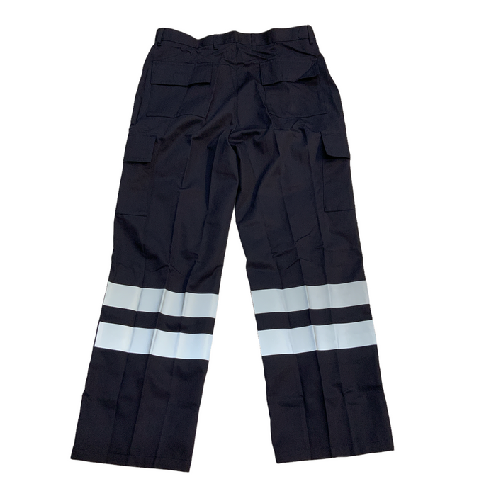 Benchmark T31 Reflective Cargo Trouser French Navy Polycotton New BMT01N