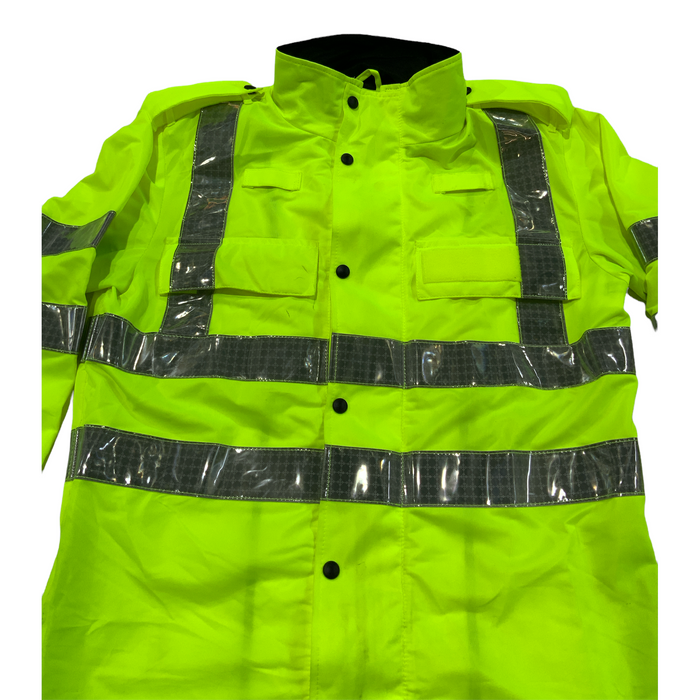 HiViz Vis Lightweight Reflective Traffic Overcoat Walking Recovery LW11B