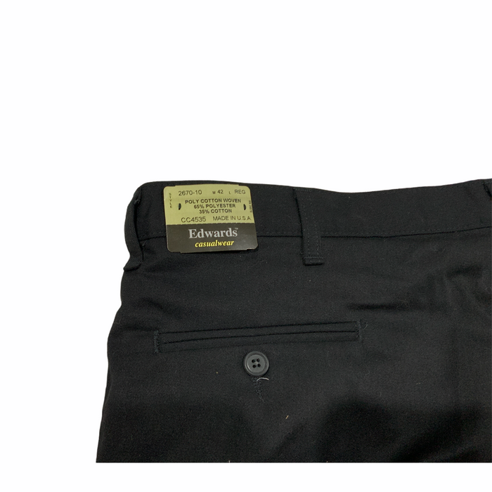 Trousers - Lightweight Black Formal / Office / Uniform - 42" Waist