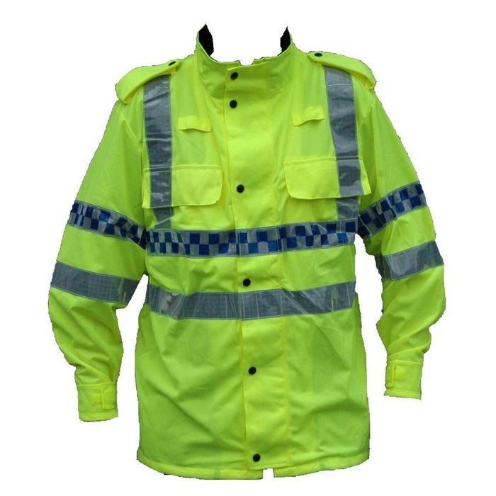 Hi Vis Viz Lightweight Reflective Over Jacket Horse Riding Motorbike LW01A