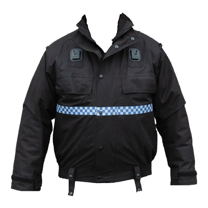 Black Waterproof Breathable Tactical Bomber Jacket Removable Lining PBJ01LA