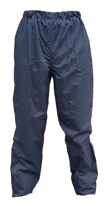 New Ex Police Overtrousers Hydrophilic Coated Black Nylon Waterproof