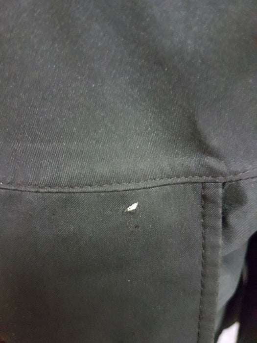 Black 3/4 Polyester Waterproof Rain Coat Security Grade B OJ135