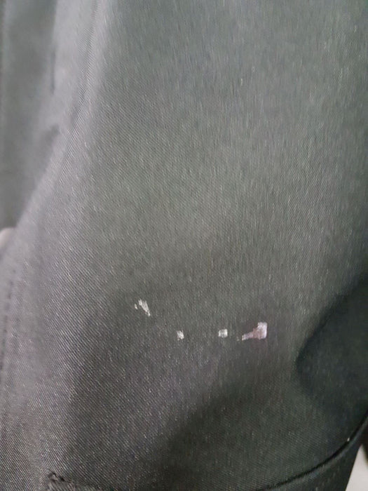 Black 3/4 Polyester Waterproof Rain Coat Security Grade B OJ135