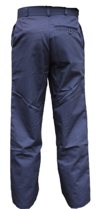 New Male Dark Blue Smart Work Trousers Heavy Duty B3N