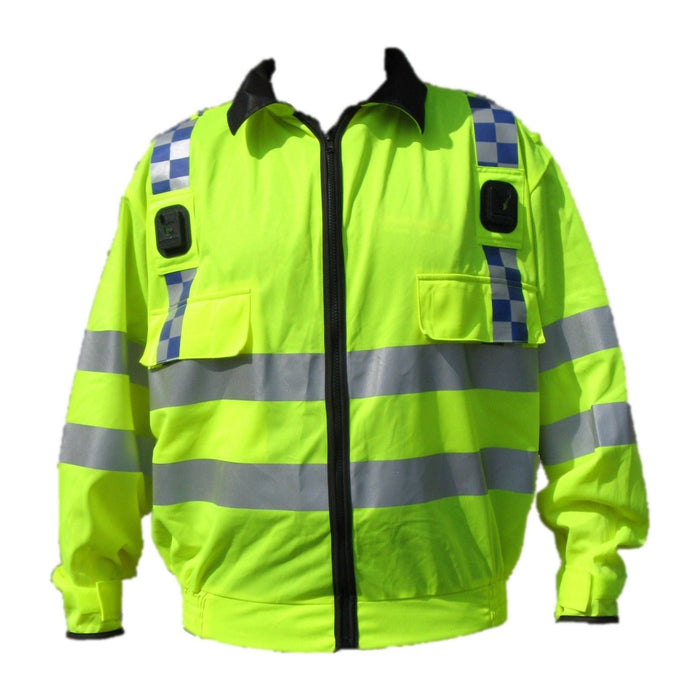 Hi Vis Bomber Lightweight Reflective Jacket Security Dog Handler LW06A