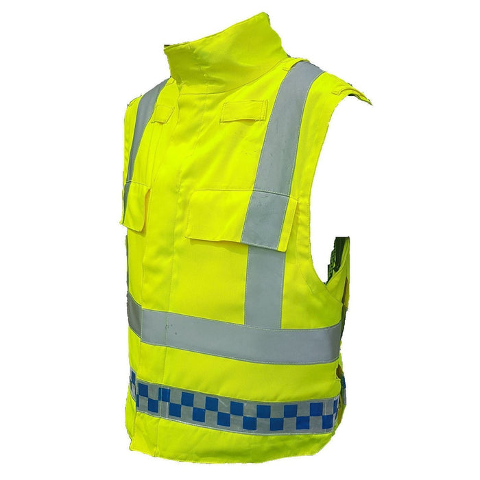Sat Sioen Hi Vis Overt Body Armour Bullet Proof Stab Vest Grade B SSA01B