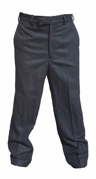 Genuine Men's Black 100% Wool British Uniform Trousers W3U