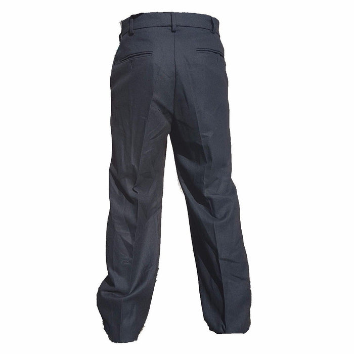 Mens Uniform 100% Wool Formal Smart Trouser Black W3U