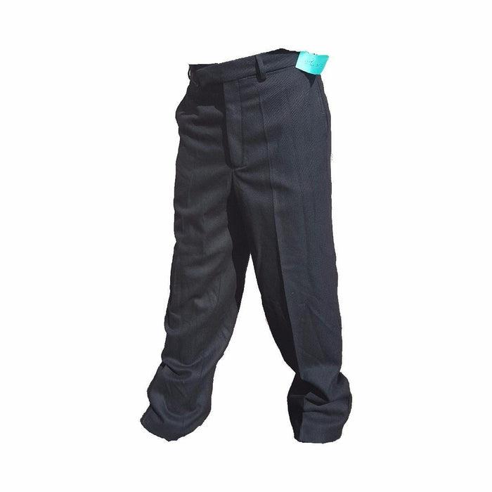 Mens Uniform 100% Wool Formal Smart Trouser Black W3U