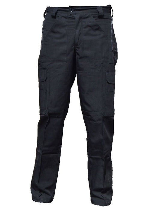 Black Ripstop Tactical Cargo Trousers Female Grade A R1U
