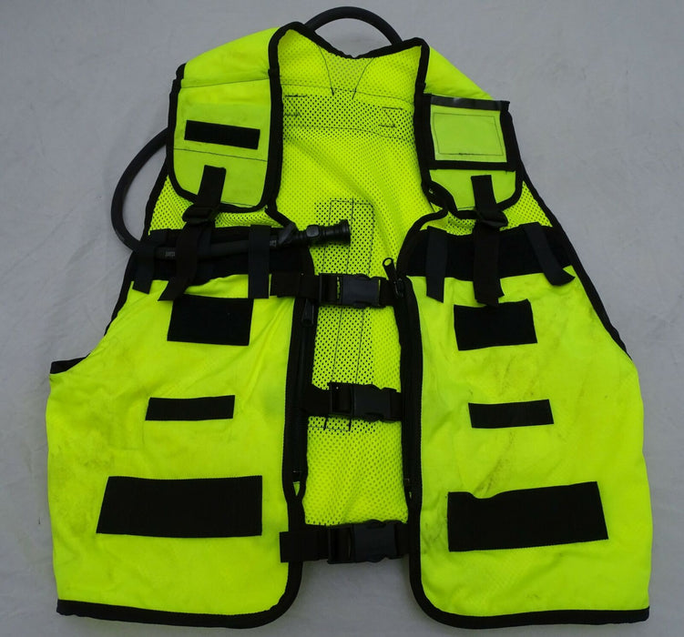 Ex Police Hi Vis Remploy Frontline Hydration Tactical Vest MK2 Pouch & Bladder B