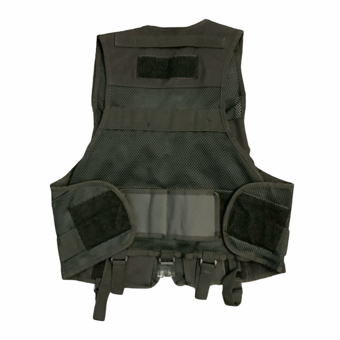 Protec Black Molle Tactical Vest Airsoft Combat Security 3SA